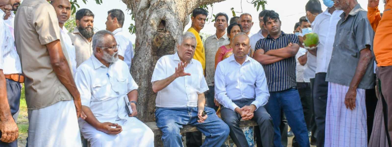 ජනපති රනිල් කිලිනොච්චියේ දී ගොවීන් හමුවෙයි..